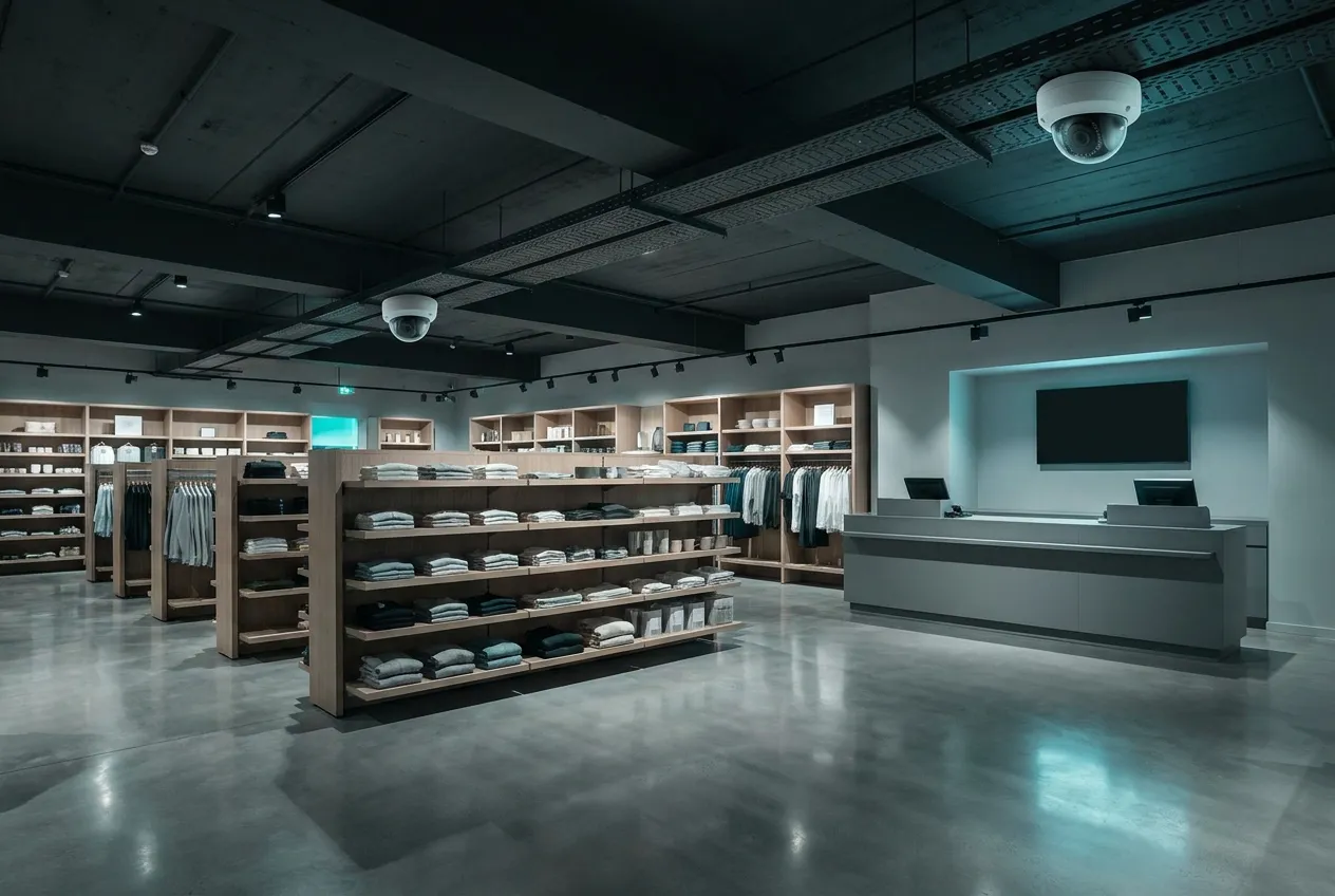 Videoüberwachung Einzelhandel Geschäft in Wien Neubau mit Dome-Kameras